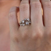 Lily of the Valley White Gold Diamond Ring