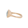 Rose Gold Aquamarine Ring
