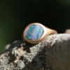 Australian Opal 18k Rose Gold Ring