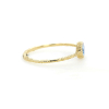 Textured Blue Topaz 14k Gold Ring