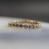 Unique Diamond Loop Gold Eternity Band