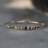 Multi Gemstone Bangle Bracelet