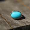 Oval Sleeping Beauty Turquoise Ring