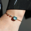 Rectangular Aquamarine Bracelet