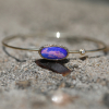 Oval Australian Opal Gold Bracelet