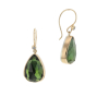 Green Tourmaline Teardrop Earrings