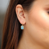 Australian Opal 14k Gold Earrings