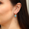 Australian Opal 14k Gold Earrings