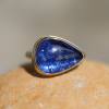 Smooth Teardrop Tanzanite Ring