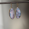 Boulder Opal Wing Gold Earrings