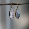 Boulder Opal Wing Gold Earrings
