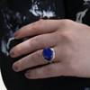 Oval Lapis Ring