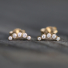 Diamond Climber 14k Gold Earrings