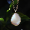 Mintabie Opal 14k Gold Pendant