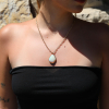 Mintabie Opal 14k Gold Pendant
