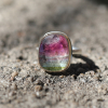Vertical Watermelon Tourmaline Ring
