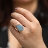 Australian Opal Doublet Ring