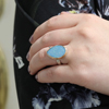 Australian Opal Doublet Ring
