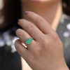 Small Oval Faceted Chrysoprase