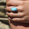 Boulder Opal Vertical Ring
