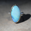 Boulder Opal Vertical Ring
