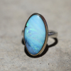 Boulder Opal Vertical Ring