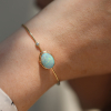 Australian Opal Gold Bracelet