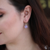Lavender Amethyst Plump Earrings