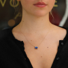 Checkerboard Kyanite Necklace