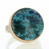 Round Chrysocolla Ring