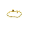 Gold Seafire Band Ring with Diamond