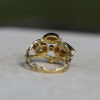 Double Seafire Morganite Diamond Ring