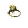 Seafire Ring with Ruby, Grossular Garnet and Champagne Diamond