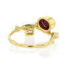 Ruby and Diamond 18k Gold Seafire Ring