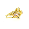 Double Seafire Morganite Diamond Ring