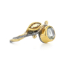 Beryl, Sapphire and Diamond Seafire Ring