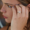 White Gold Pave Diamond Ring