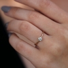 Diamond Solitaire 18k Rose Gold Ring