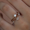 Diamond Solitaire 18k Rose Gold Ring