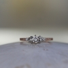 18k Rose Gold and Platinum Supreme Diamond Ring