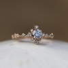 Diamond Snowflake Supreme 18k Rose Gold Ring
