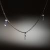 Brilliant Round Diamond Tassle Necklace