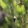Oak Onyx Long Necklace