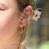 Finial Lever Back Earrings