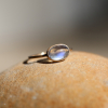 Rainbow Moonstone 14k Gold Ring