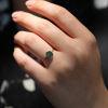 Emerald Oval 14k Gold Ring