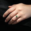 Emerald Oval 14k Gold Ring