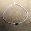 Tanzanite and Sapphire Beaded Bracelet