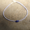 Tanzanite and Sapphire Beaded Bracelet