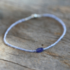 Tanzanite and Sapphire Beaded Bracelet